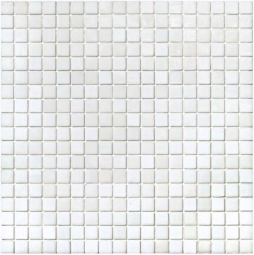 Sicis Natural Snow, 5/8" x  5/8" - Glass Mosaic Tile